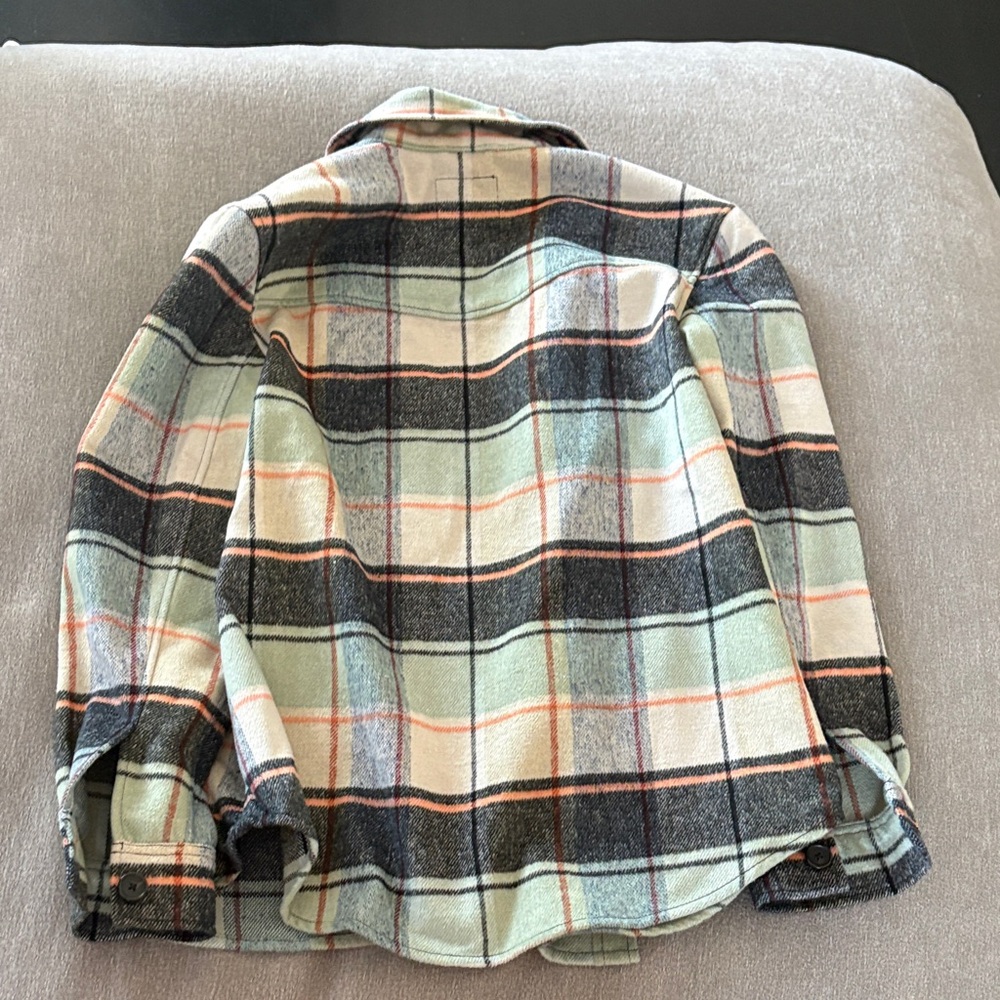 Plaid Button-Up Shacket - Picture 6 of 6